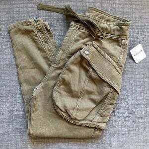 NWOT Size 0 Free People Cargo Pants